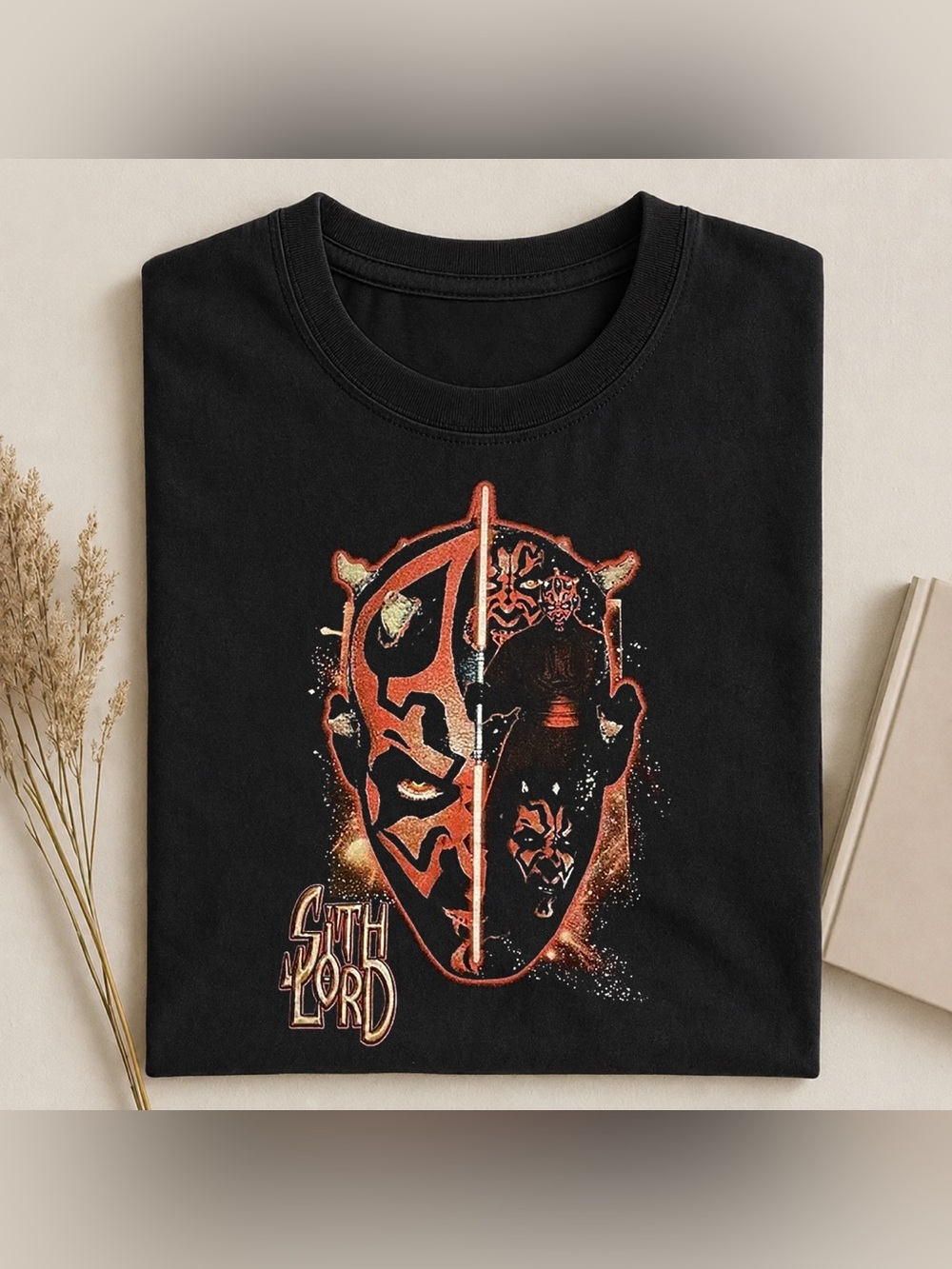 Men's Black 'Sith Lord' Graphic Tee